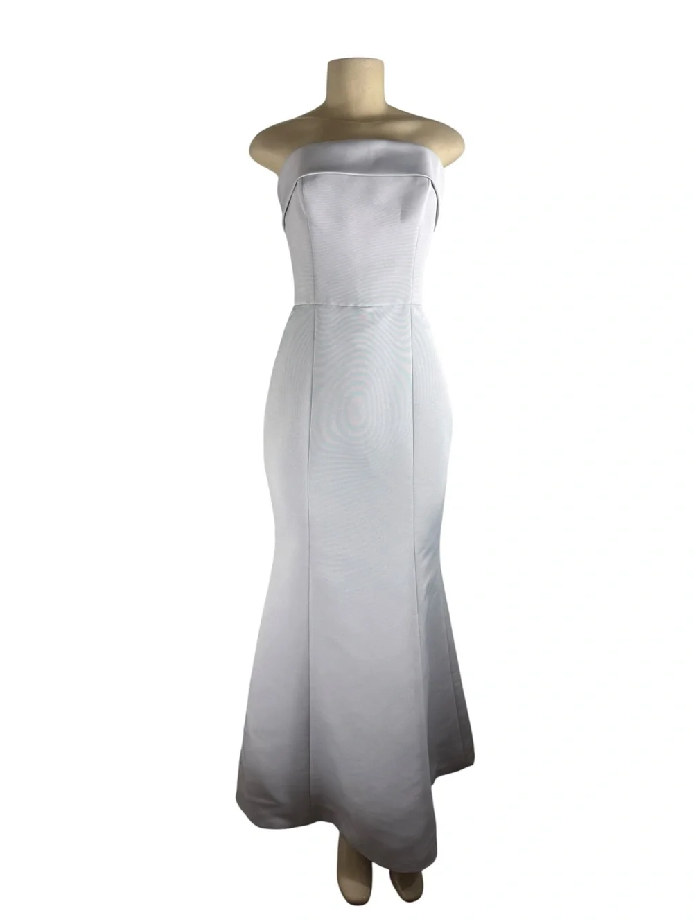 AMSALE Strapless Gray Wedding Bridesmaid Mermaid Gown Size 6